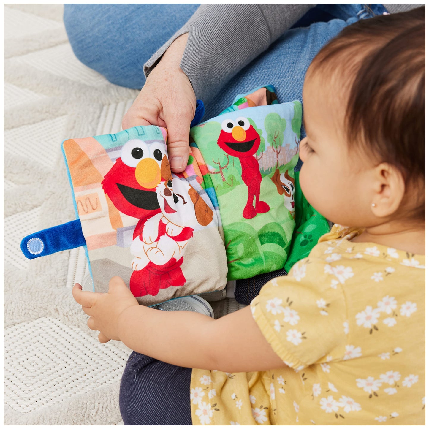 GUND Sesame Street Furry Friends Forever Soft Book Sensory Toy