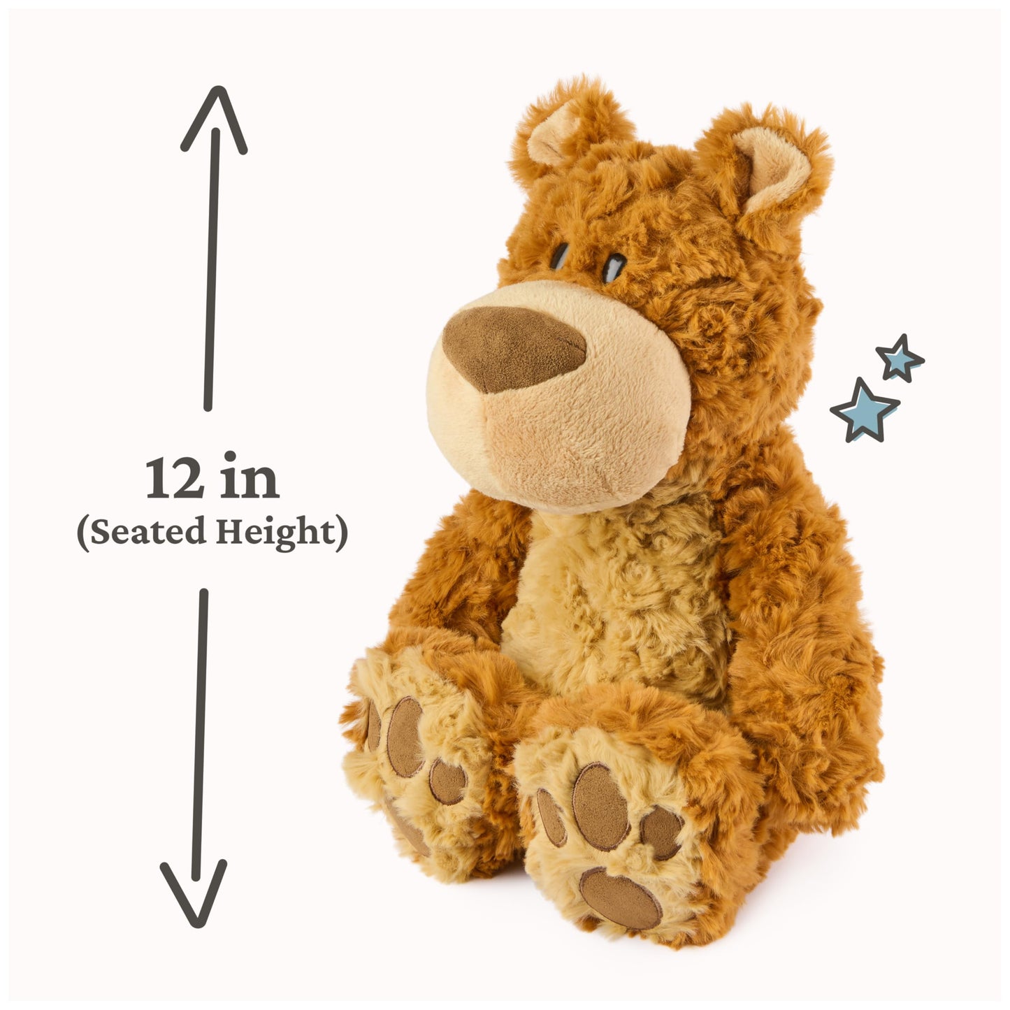 GUND Bexley Teddy Bear, Premium Teddy Bear Stuffed Animal for Ages 0 and Up, Brown, 12”