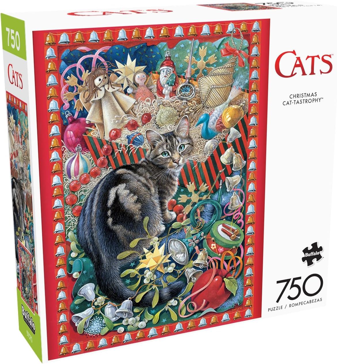 Buffalo Games - Christmas Cat-tastrophy - 750 Piece Puzzle for Adults