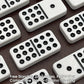 CHH Double Nine Domino Set with 55 Tiles, White