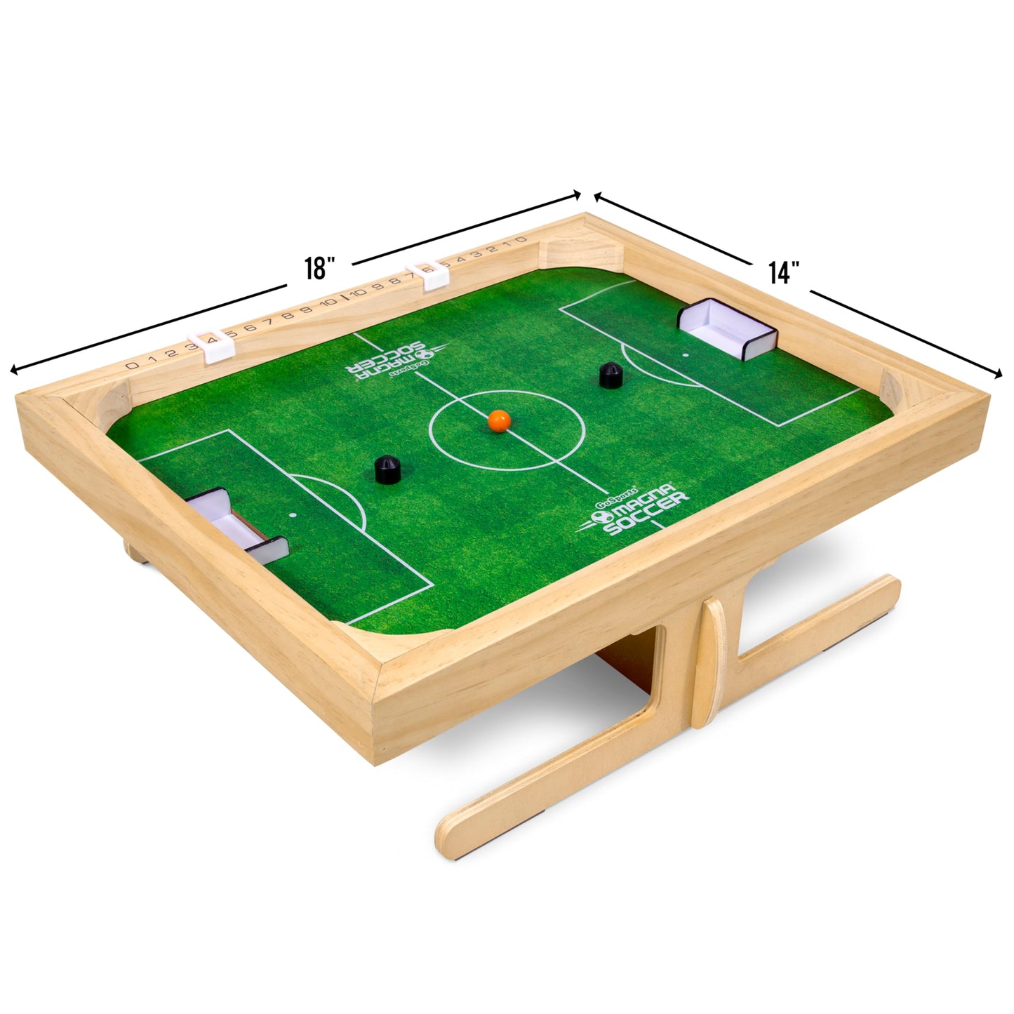 GoSports Magna Soccer Tabletop Board Game - Fast-Paced Magnet Game