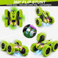 QUNREDA Remote Control Car for Kids Ages 6+, RC Cars Stunt Car Toy 4WD Double Sided 360° Rotating Remote Control with Headlights, Birthday Xmas Gifts