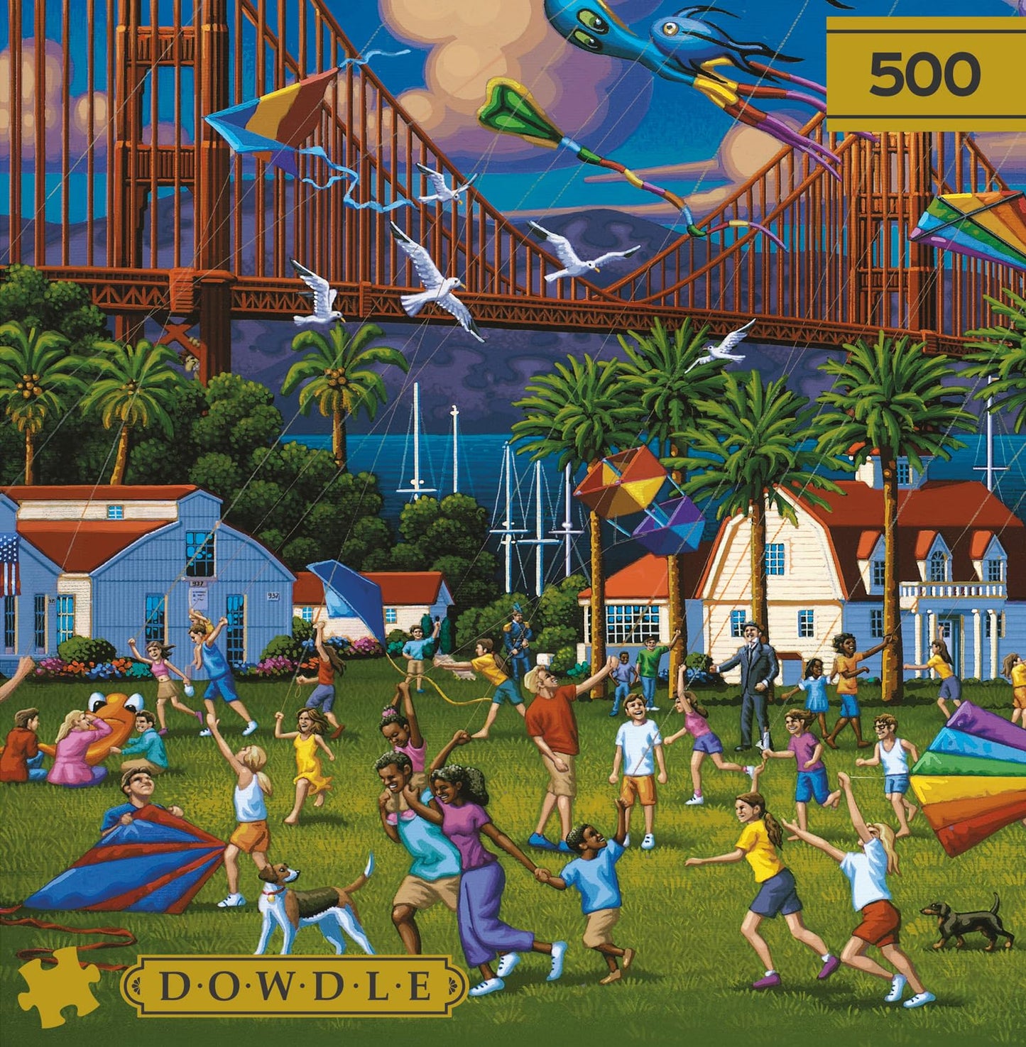 Buffalo Games - Eric Dowdle Golden Gate Bridge - 500 Piece Jigsaw Puzzle