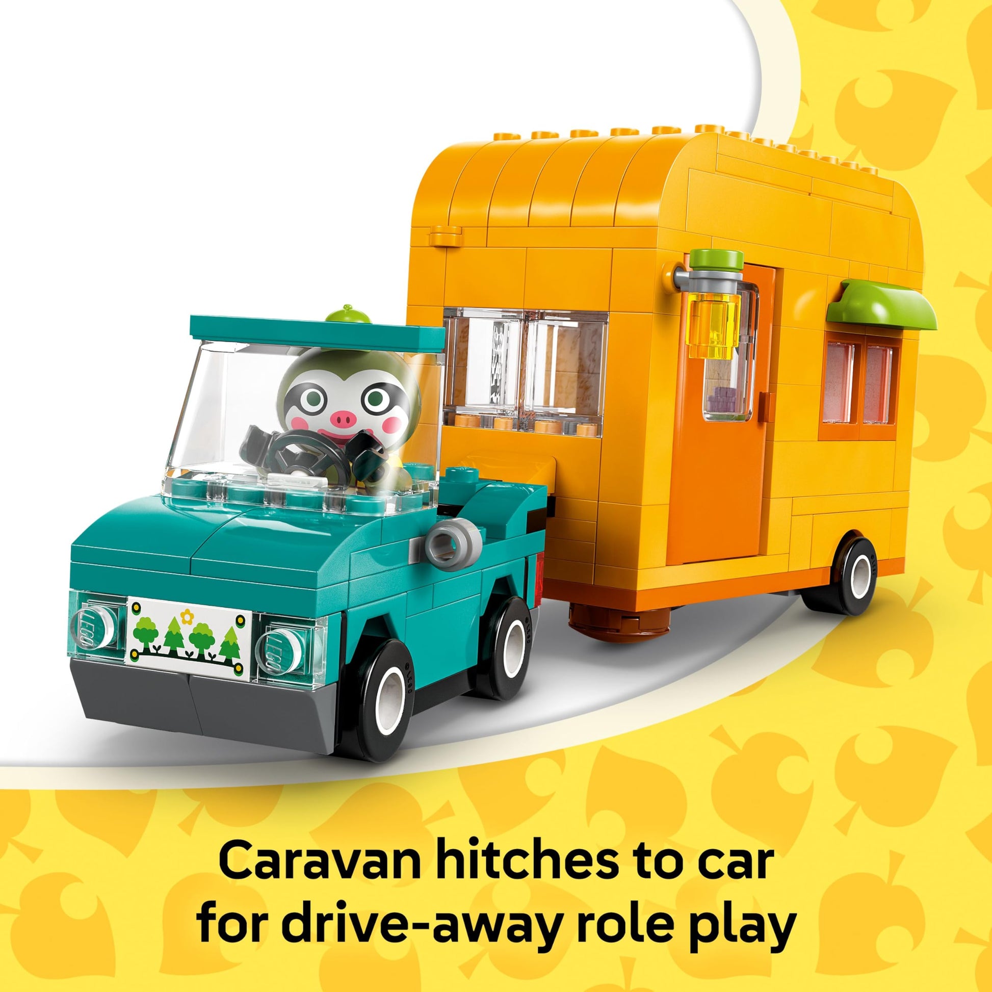 LEGO Animal Crossing Leif's Caravan & Garden Shop Building Toy - Gift for Birthdays - Animal Crossing Toy Figure and Playset for Kids, Girls and Boys