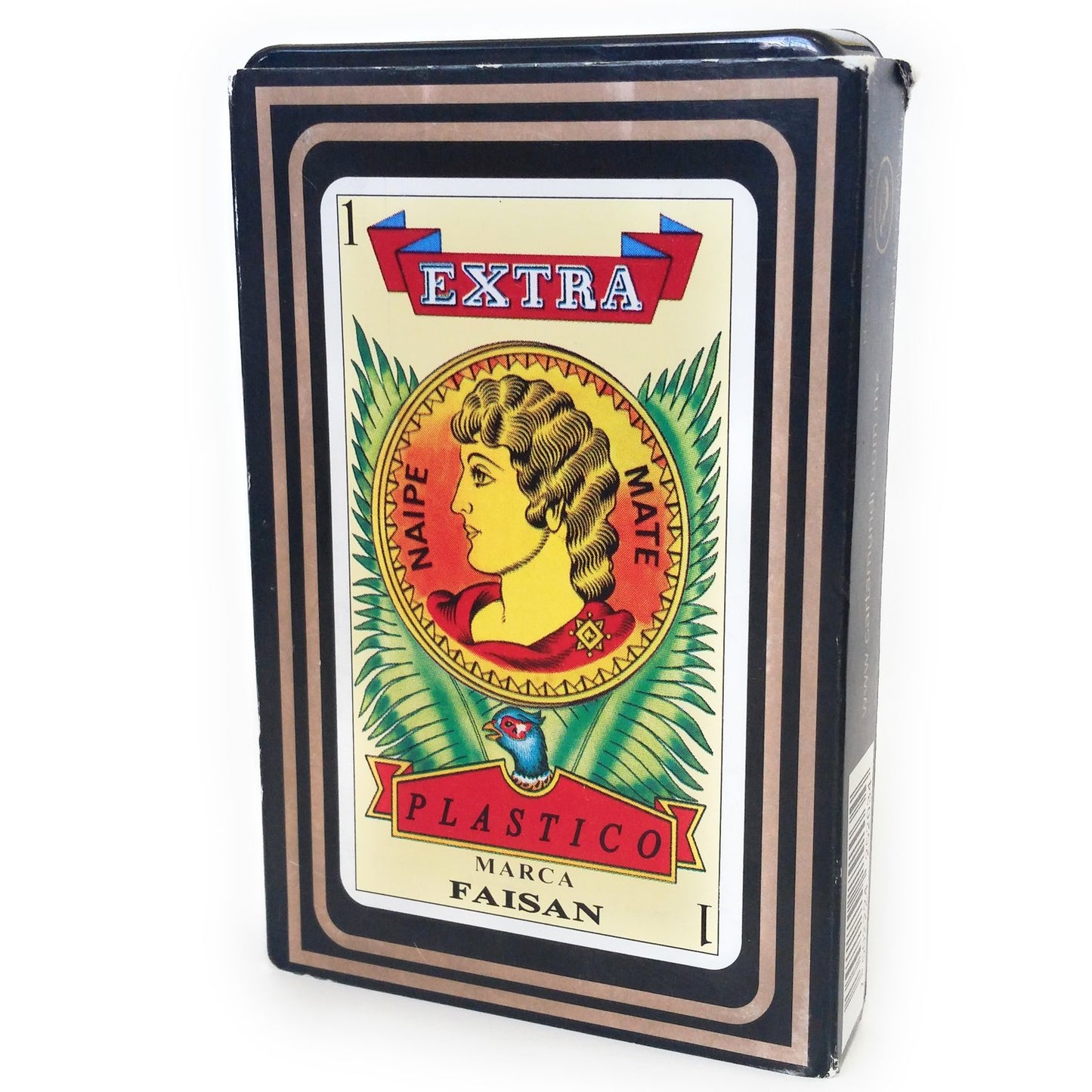 Mexican Playing Cards Naipe Spanish Style Faisan Extra Blue Color, Color Azul