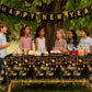 Tudniky Happy New Year Plastic Tablecloth, 2026 Disposable Table Cover, Plastic Table Clothes for Parties Decorations Supplies(108”L X 54”W, Black)