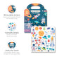Stephen Joseph, Reusable Sticker Book for Kids Tri-Fold Scene, Preschool Learning Activities for Toddlers Ages 3-6 Birthday Gift, Travel Game