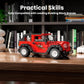 Mould King Speed Champion Pickup Building Toys with Display Case, 27058 Model Car Kits Building Blocks, Race Car Building Kit, Small Truck Building