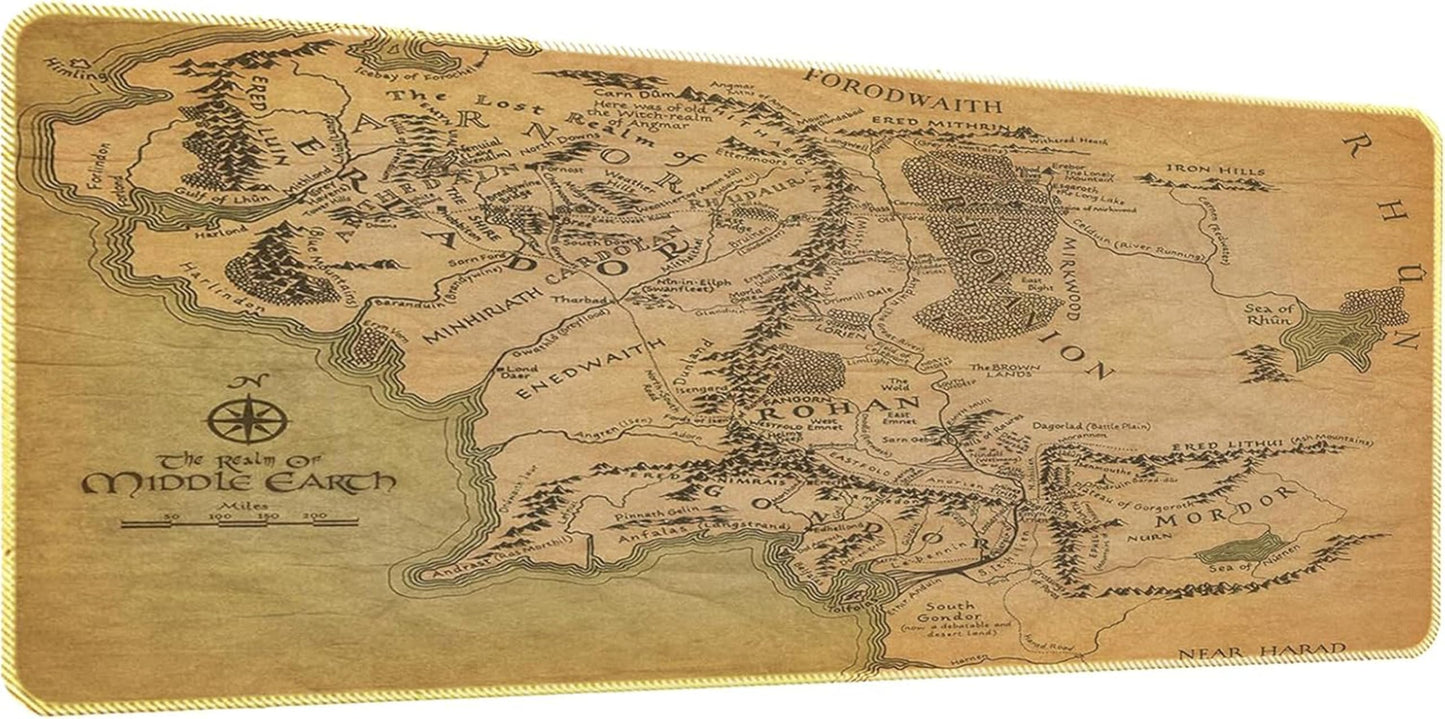 Playmat Board Game Card Game Trading Card Game Play mat Desk pad Original Hand-Painted Stitched Edges Smooth Surface Rubber Base 23.6x13.8in