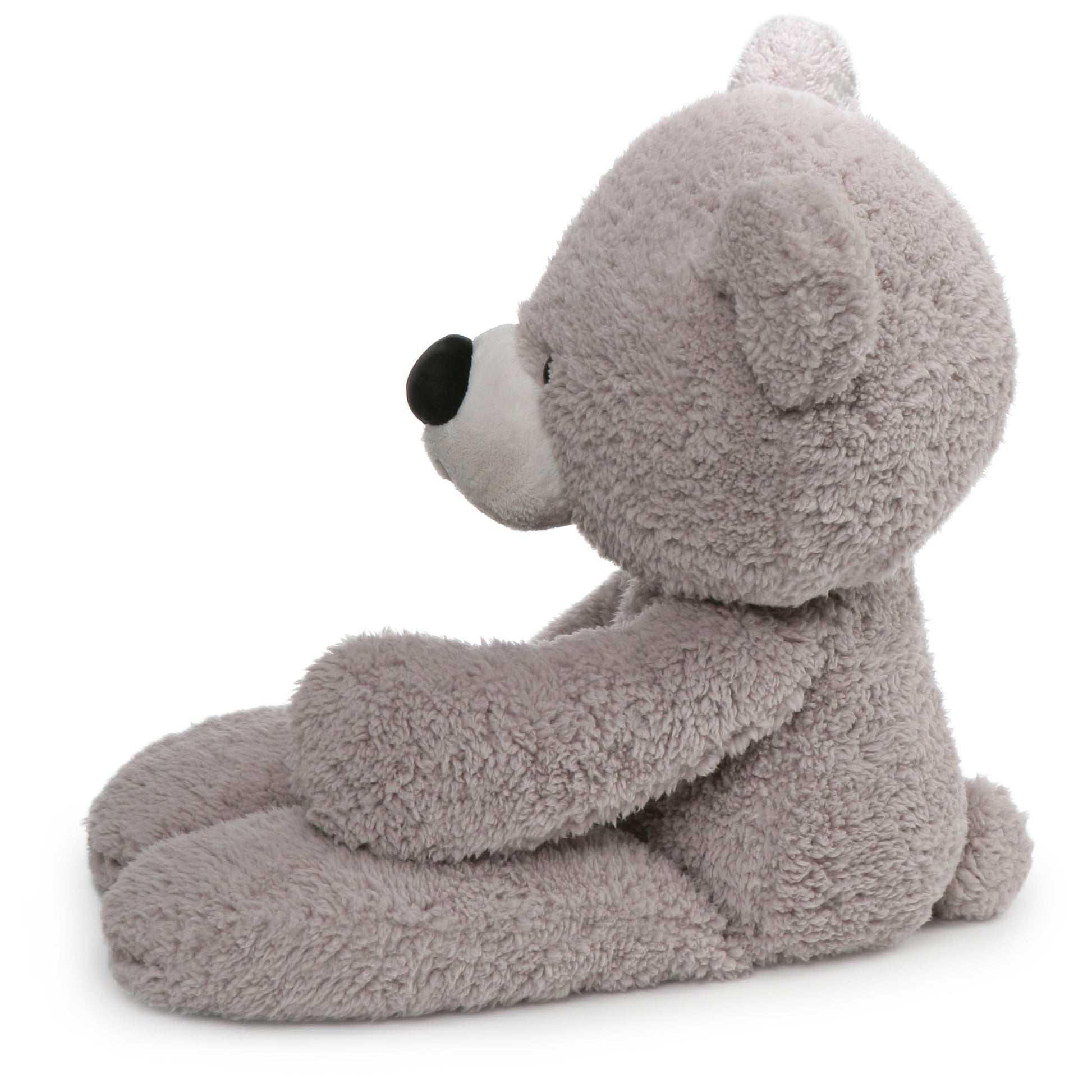 GUND Fuzzy Teddy Bear Stuffed Animal Plush, Gray, 24"