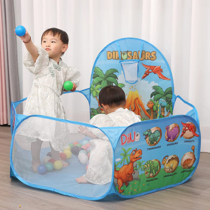 Dinosaur Kids Pop Up Ball Pit | NO Balls | Play Pool for Baby, Toddlers