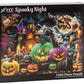 Halloween Puzzle 1000 Pieces for Adults - Gothic Puzzle with Haunted Houses, Ghosts, Pumpkins, Black Cats - Halloween Jigsaw Puzzles - 'Spooky Night'