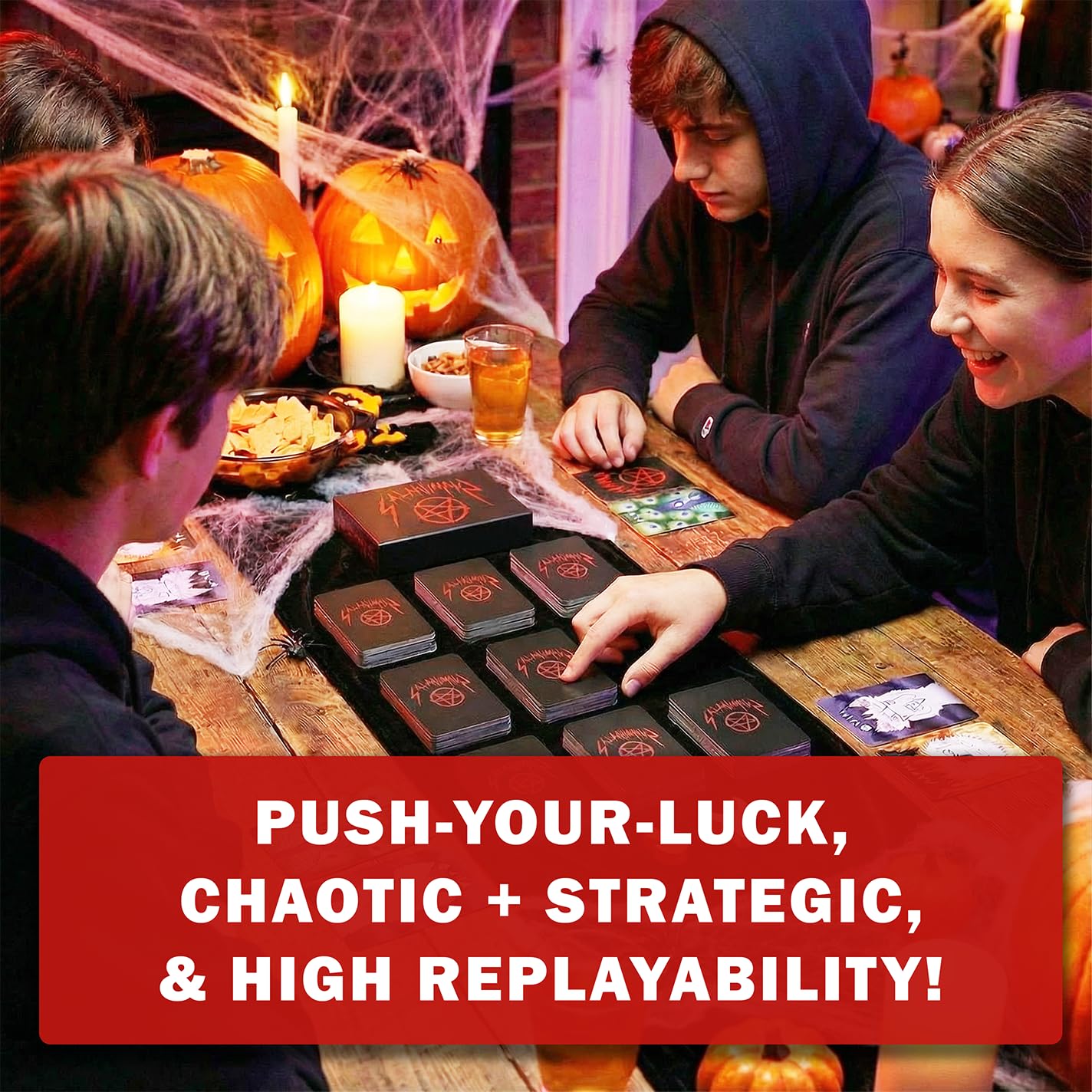 MEGA MINT Games SATANIMALS Card Game - Build the Ultimate Demonic Petting Zoo - 2-4 Players - Ages 14+ - 15 Minutes to Play - Adult Party Game