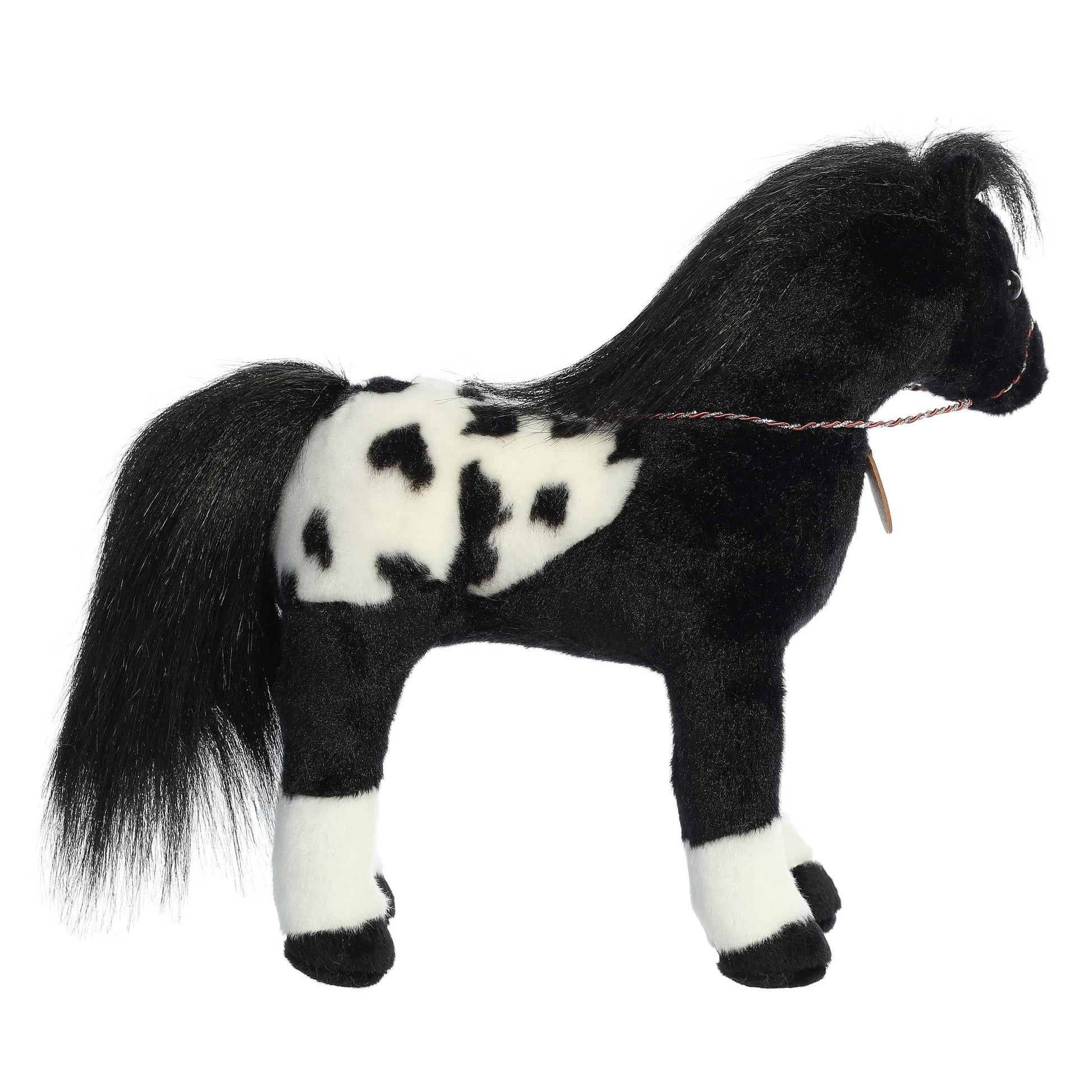 Aurora® Exquisite Breyer® Showstoppers Black Appaloosa Stuffed Animal - Realistic Detailing for Imaginative Play - Perfect for Kids, Adults, and Any