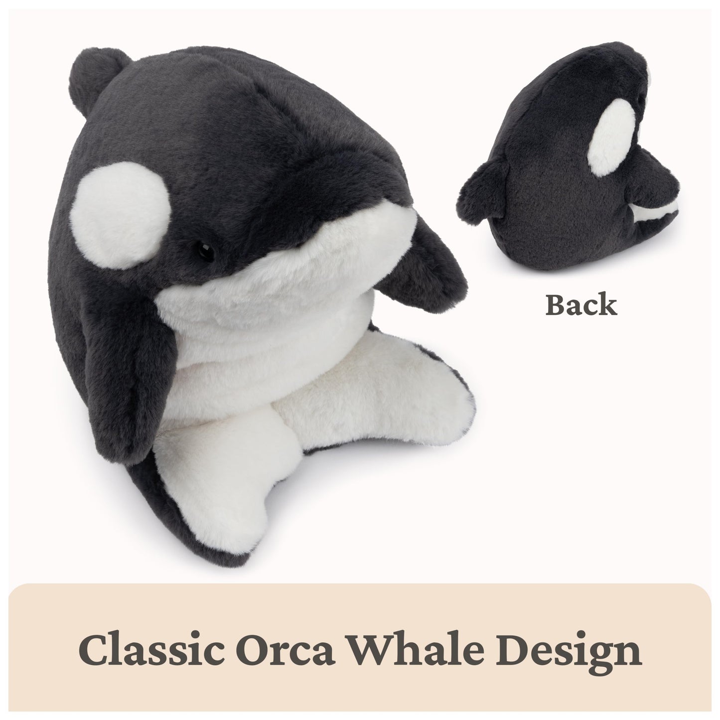 GUND Flynn 10-Inch Orca Whale Stuffed Animal for Ages 0+