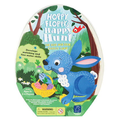 Educational Insights Hoppy Floppy's Happy Hunt - Toddler Board Games Ages 3-5, Early Learning Games for Preschoolers, Fine Motor Skills Toys