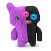 Fuggler Misfit Monsters 23 cm by ZURU, Funny Ugly Monster, Plush Toy for Children and Adults (Reeko & Annoying Alien - Purple & Black)