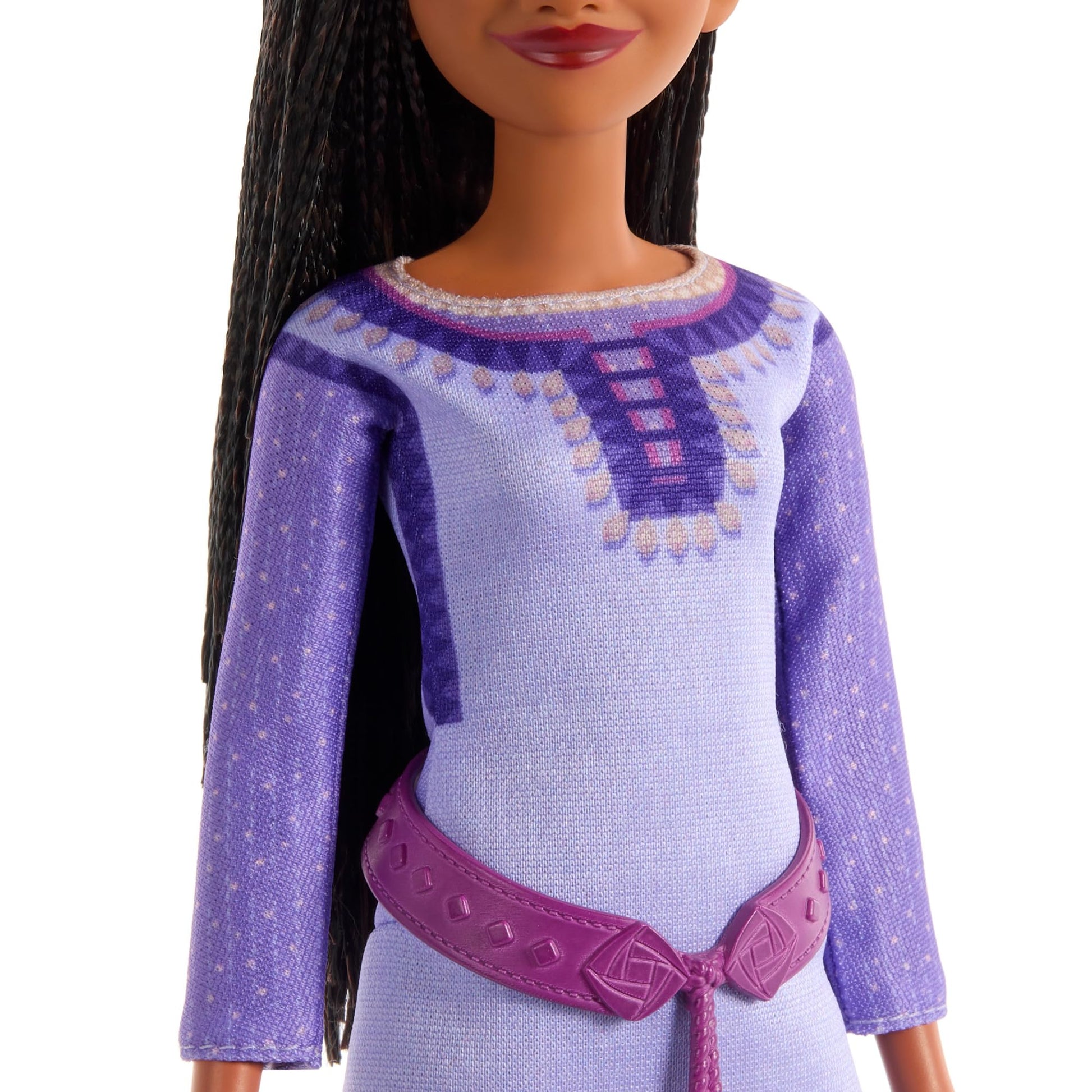 Mattel Disney Wish Toys, Asha of Rosas Posable Fashion Doll with Natural Hair, Removable Clothes, Shoes & Accessories