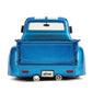 Jada Just Trucks 1:24 1956 Ford F-100 Die-cast Car Blue/White Stripes with Tire Rack, Toys for Kids and Adults