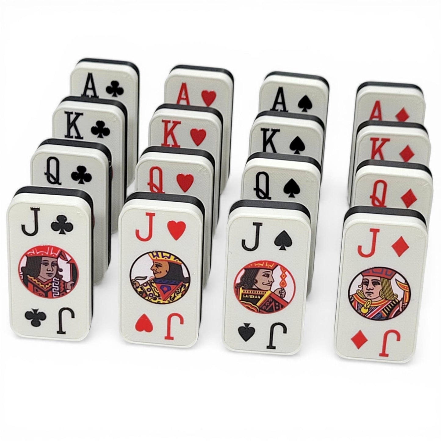 Cardian Poker Dominoes, Playing Cards: Standard 52+2 Jokers, US Made(Black)