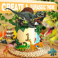 GLAHORSE 26 PCS Dinosaur Cake Toppers With Dinosaur Eggs, Leaves, Trees - Cake Decorations For Kids Birthday Party