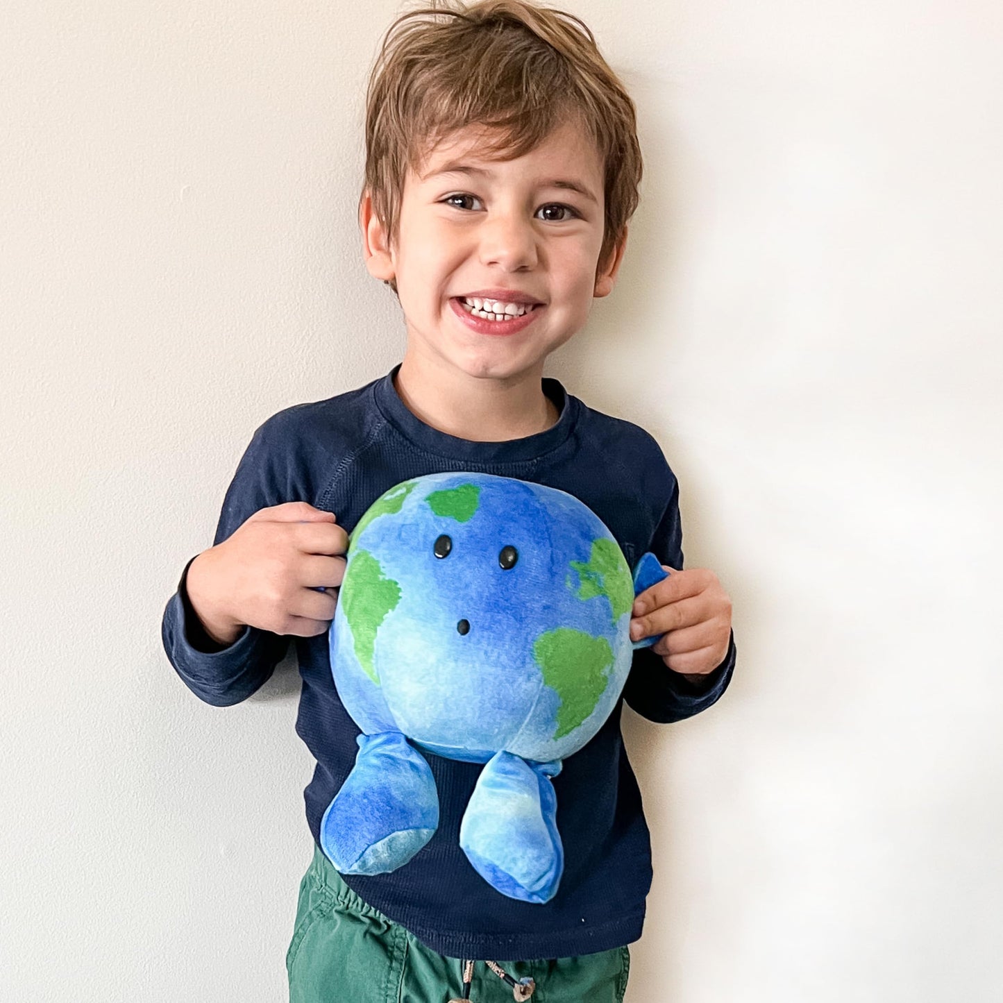 Celestial Buddies Earth Moon Sun Plush Bundle - Soft Educational Solar System Toys for Toddlers Preschool Kids - Space Science STEM Learning