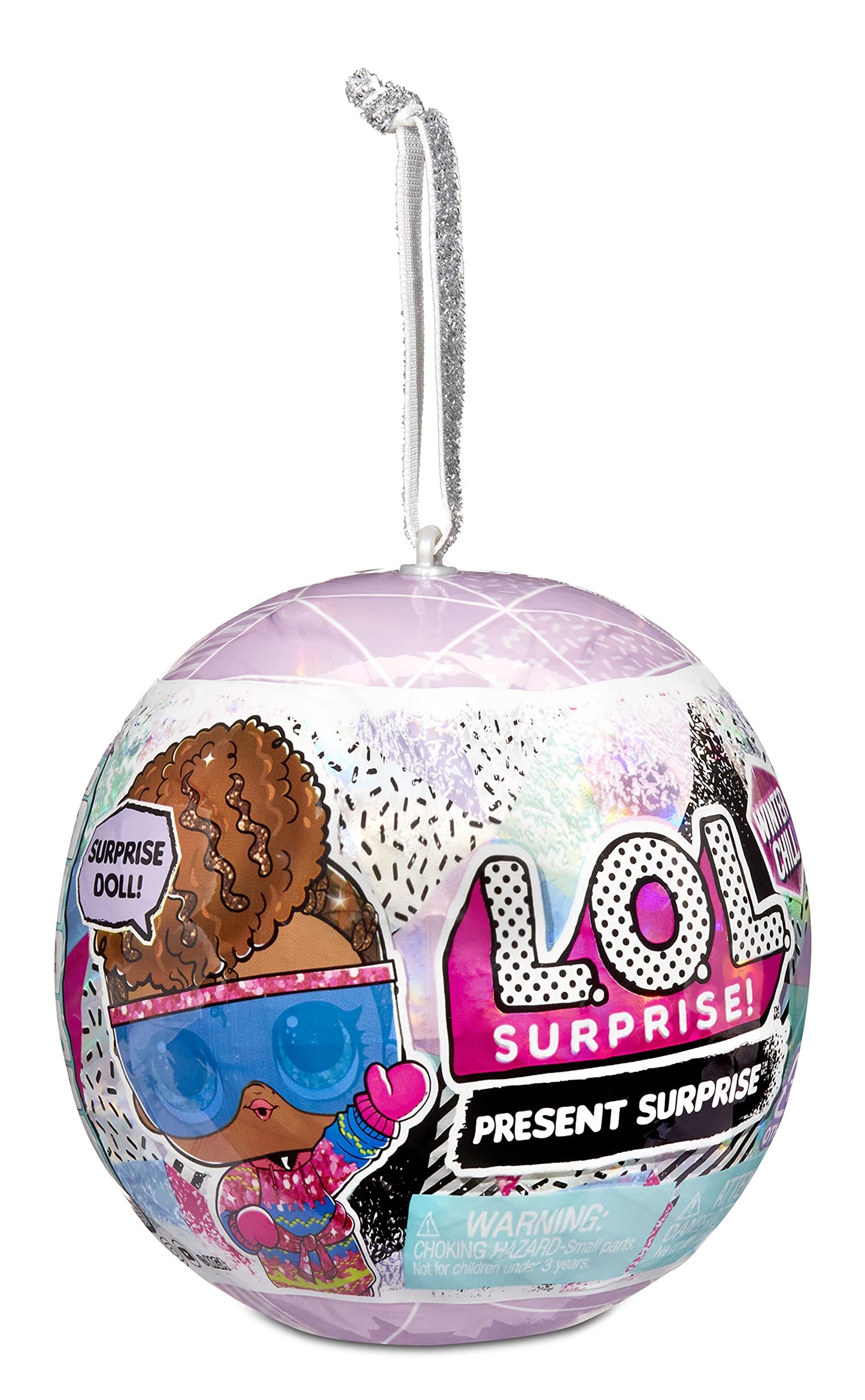 L.O.L. Surprise! Winter Chill Dolls with 8 Surprises Including Collectible Doll with Winter Fashion Outfits, Accessories, Holiday Ornament Ball - Gift