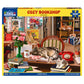White Mountain 1000 Piece Jigsaw Puzzle Cats Vintage, Cozy Bookshop