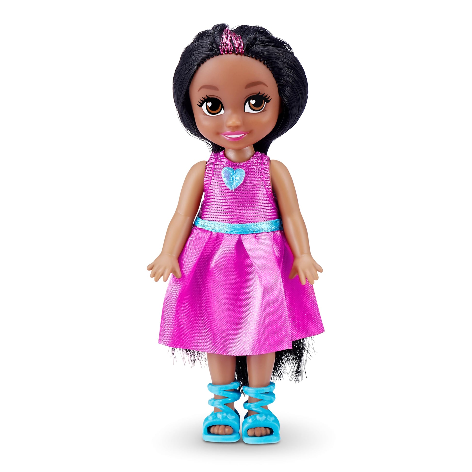 Sparkle Girlz-Dolls-4.7"-Fantasy Little Friend Collection Set of 10 by ZURU, Perfect Girls for Kids 3 Years Old and Up