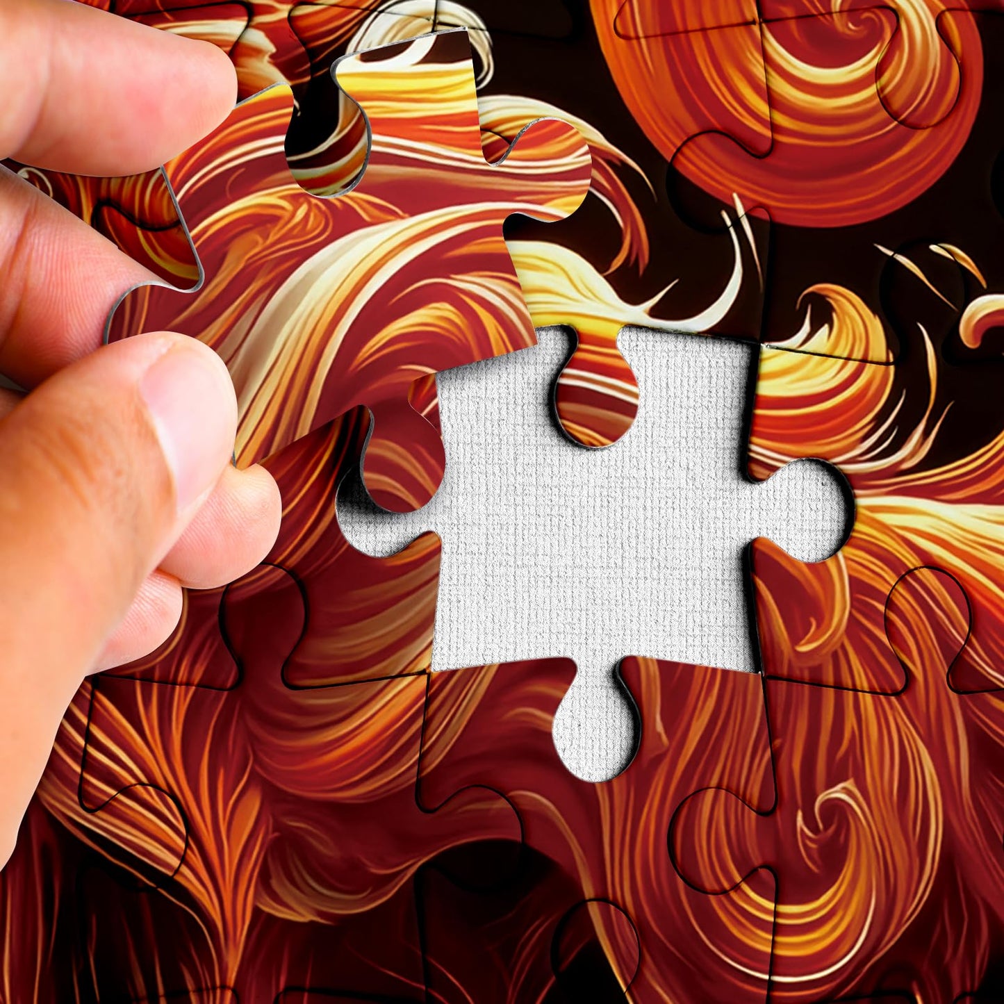 Larkipuzz Cute Art Fox Animal Challenging Puzzles for Adults 1000 Pieces