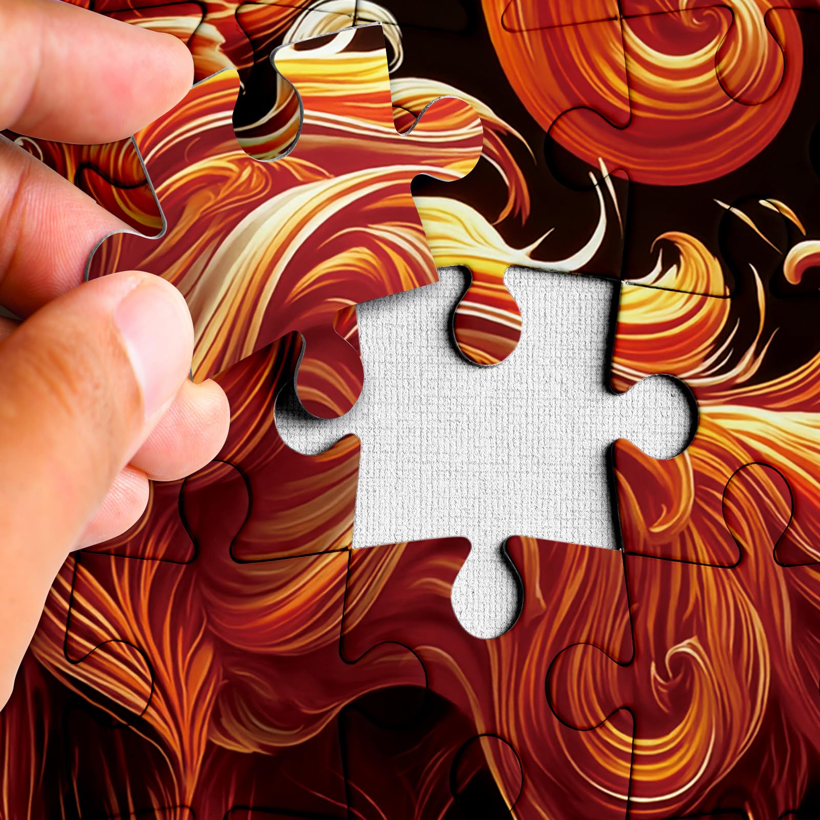 Larkipuzz Cute Art Fox Animal Challenging Puzzles for Adults 1000 Pieces