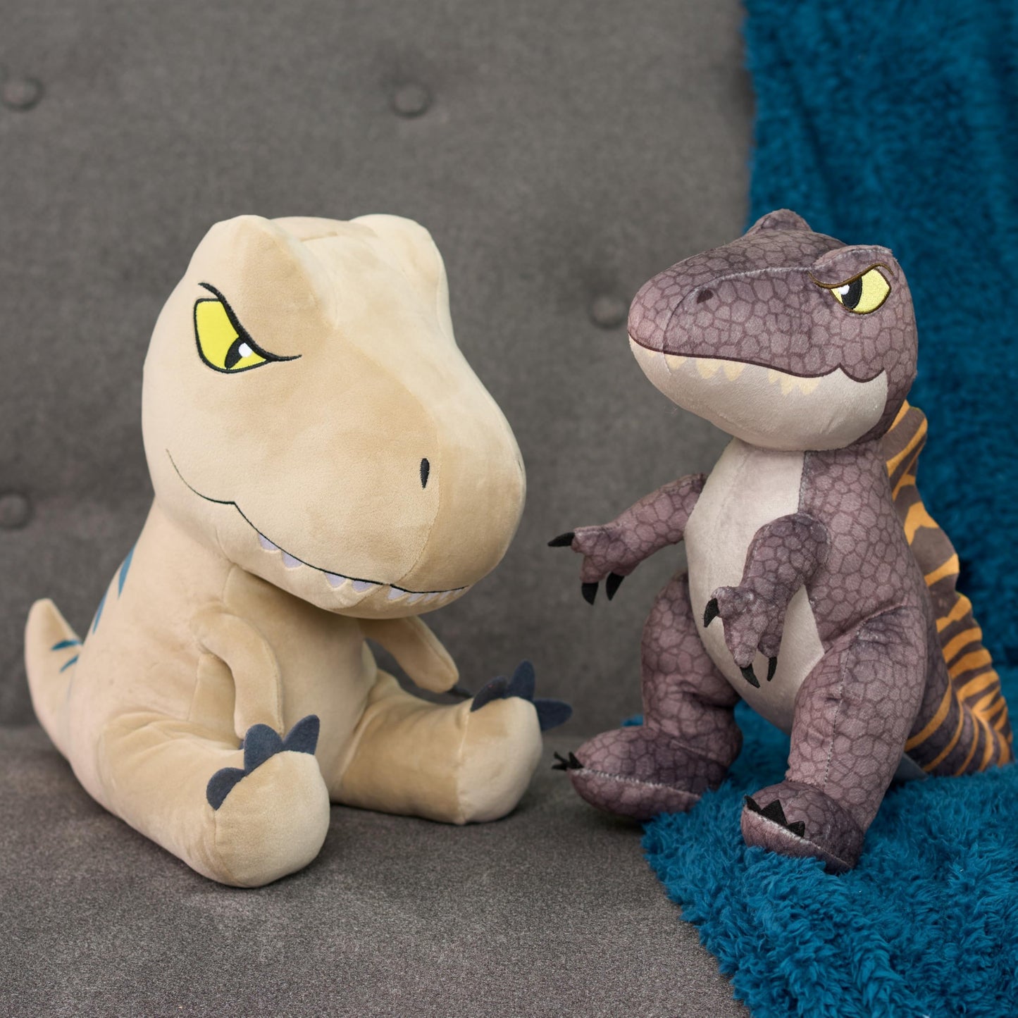 JURASSIC WORLD Rebirth Weighted Comfort Plush T. rex