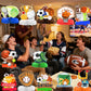12 Pcs Sports Birthday Party Decorations Honeycomb Centerpices for Sports Themed Party Decorations