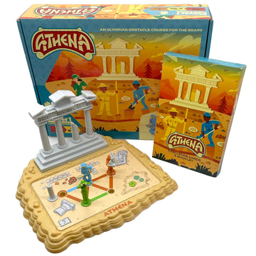 Player 1- Athena - Single Player Logic Game, 50 Challenges & Puzzles, Difficulty Levels Range from Easy to Difficult, Project Genius, Ages 8+