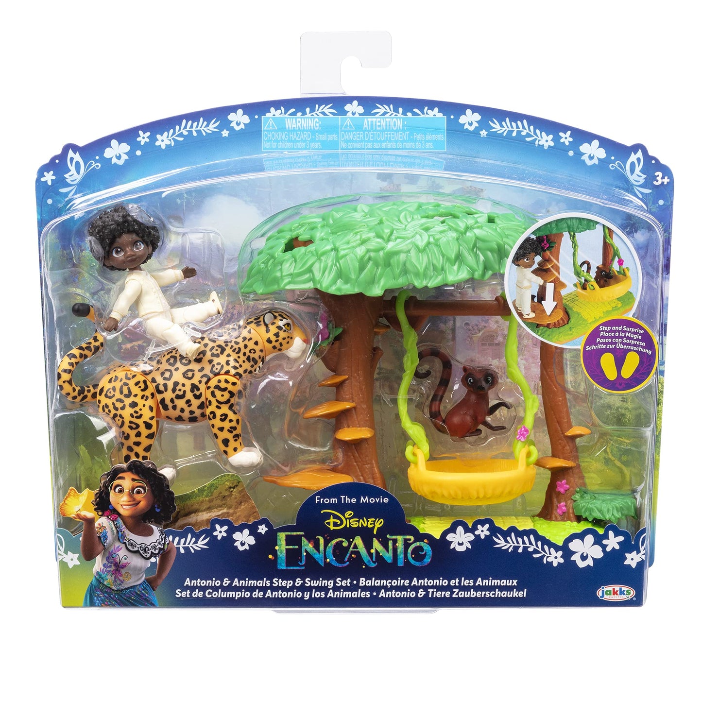 Disney Encanto Antonio's Animal Swing Playset with Jaguar Figure