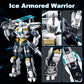 HIGH GODO Ice Warrior Mech Building Set, Cool City Protector Battle Model for Adults Teens 14+, Creative Action Robot Gifts Perfect for Christmakis