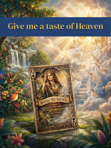 pick your path Christian Card Game - 52 Faith-Based Would You Rather Questions-Poker Cards with Beautiful Artwork.