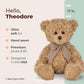 Bearington Theodore Teddy Bear Stuffed Animal - 17" Soft Teddy Bear Plush Toy with Fluffy Fur and Huggable Design - Adorable Classic Cuddly Gift