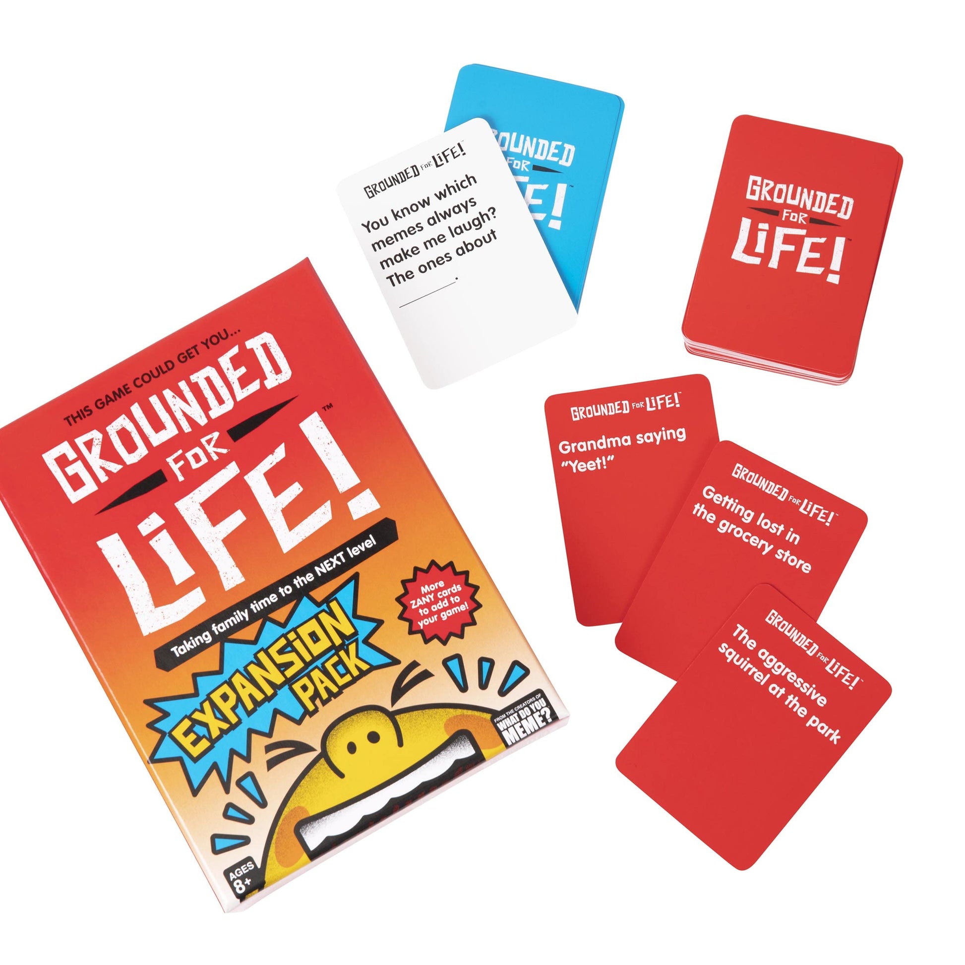 WHAT DO YOU MEME? Grounded for Life Expansion Pack - The Ultimate Kid Game - Designed to be Added to Grounded for Life Core Card Game - Ages 8+