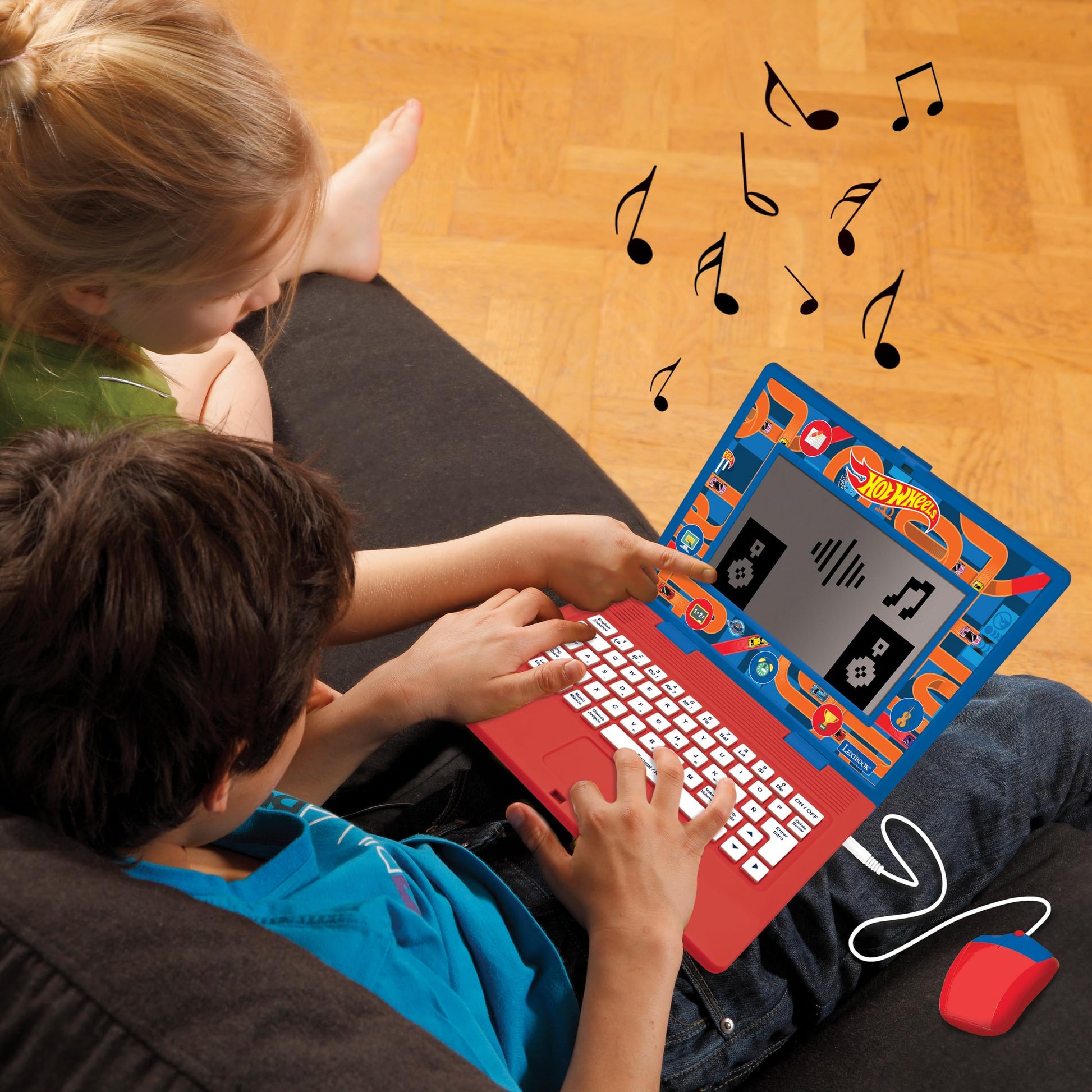 Lexibook, Hot Wheels Educational Laptop for Kids, JC599HWi2