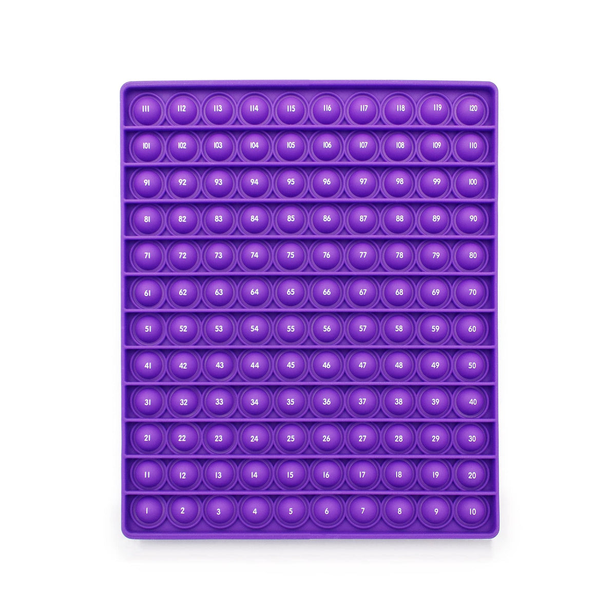 Junior Learning 120s Bubble Board - Multicolor Math Fidget Popper