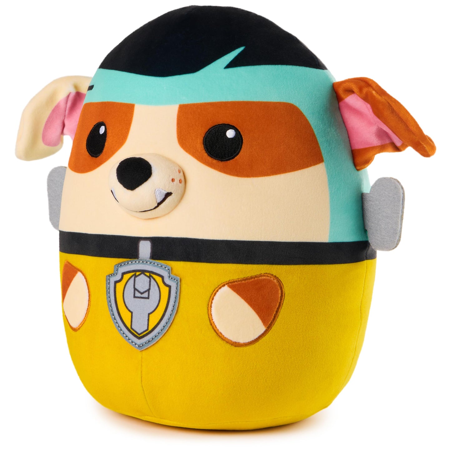 PAW Patrol Franken Rubble Squish Plush, Official Toy from The Hit Cartoon, Special Edition Squishy Stuffed Animal for Ages 1 and Up, 12”
