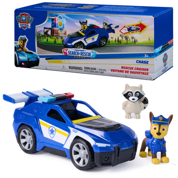 Paw Patrol: Search & Rescue, Chase Rescue Cruiser Vehicle with 2 Figures