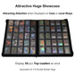 Alteagle 25-Pocket Top loader Binder, Holds 1000 Top loaders, Top Loader Card Binder Album for 3?×4? Top Loaders - Black