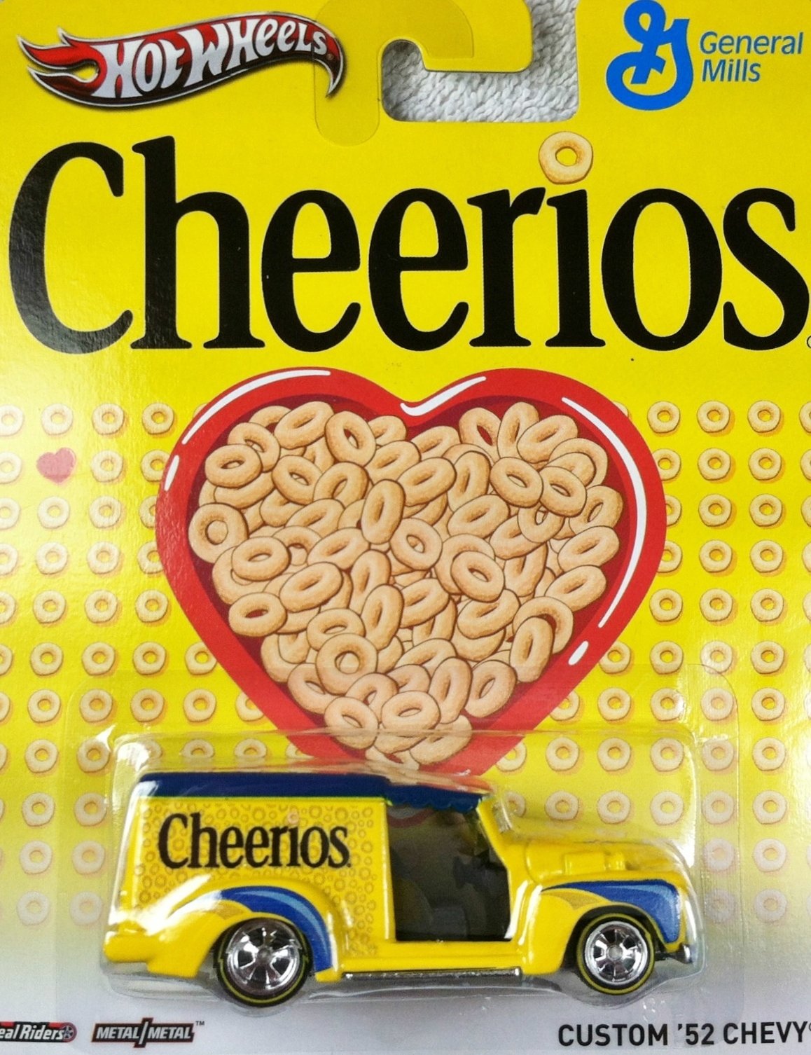 2013 Hot Wheels Pop Culture General Mills - Custom '52 Chevy - Cheerios