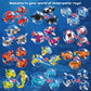 ZIYOSTAR 24 Party Favors Kids Building Blocks Dinosaur, Sea Animals Pool Party Favors Building Set for Birthday, Classroom Prizes,Goodies Bag Filling