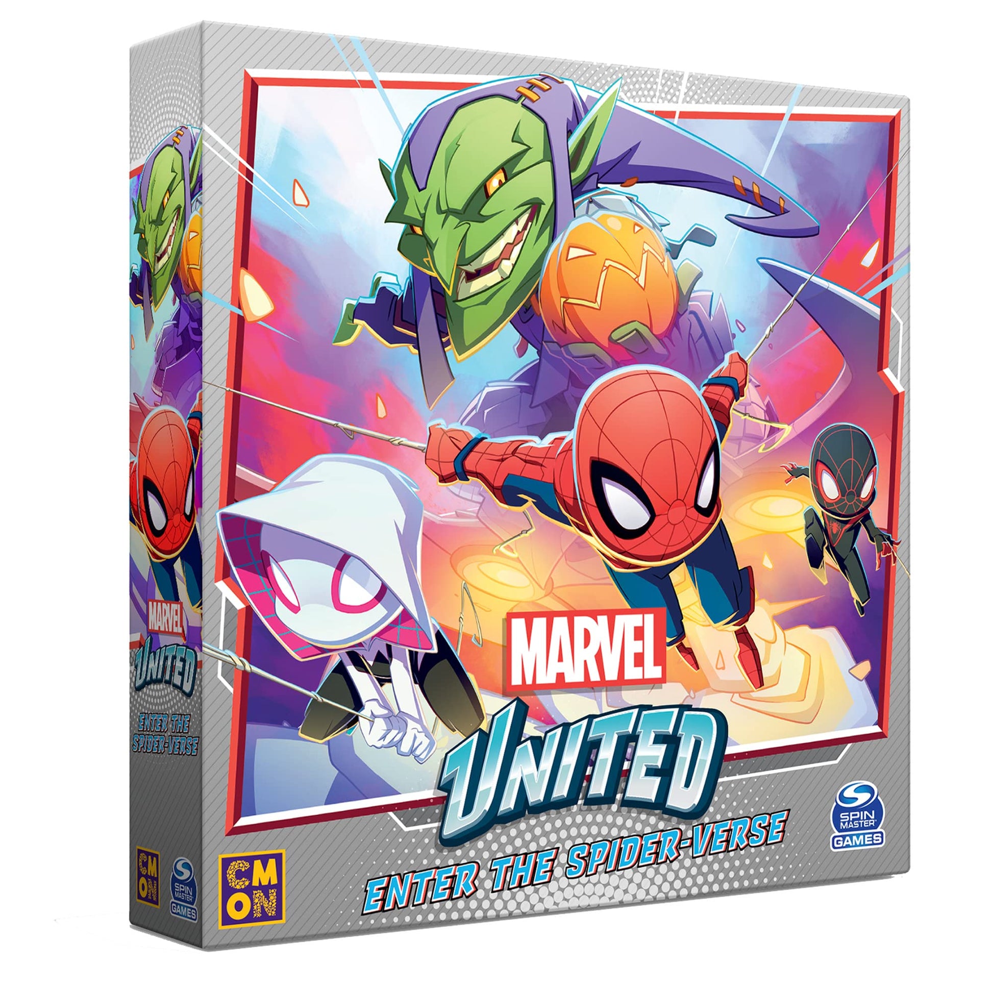 CMON Marvel United Enter The Spider-Verse Expansion | Tabletop Miniatures Game | Strategy Game | Cooperative Game for Adults and Kids | Ages 14+ | 1-4
