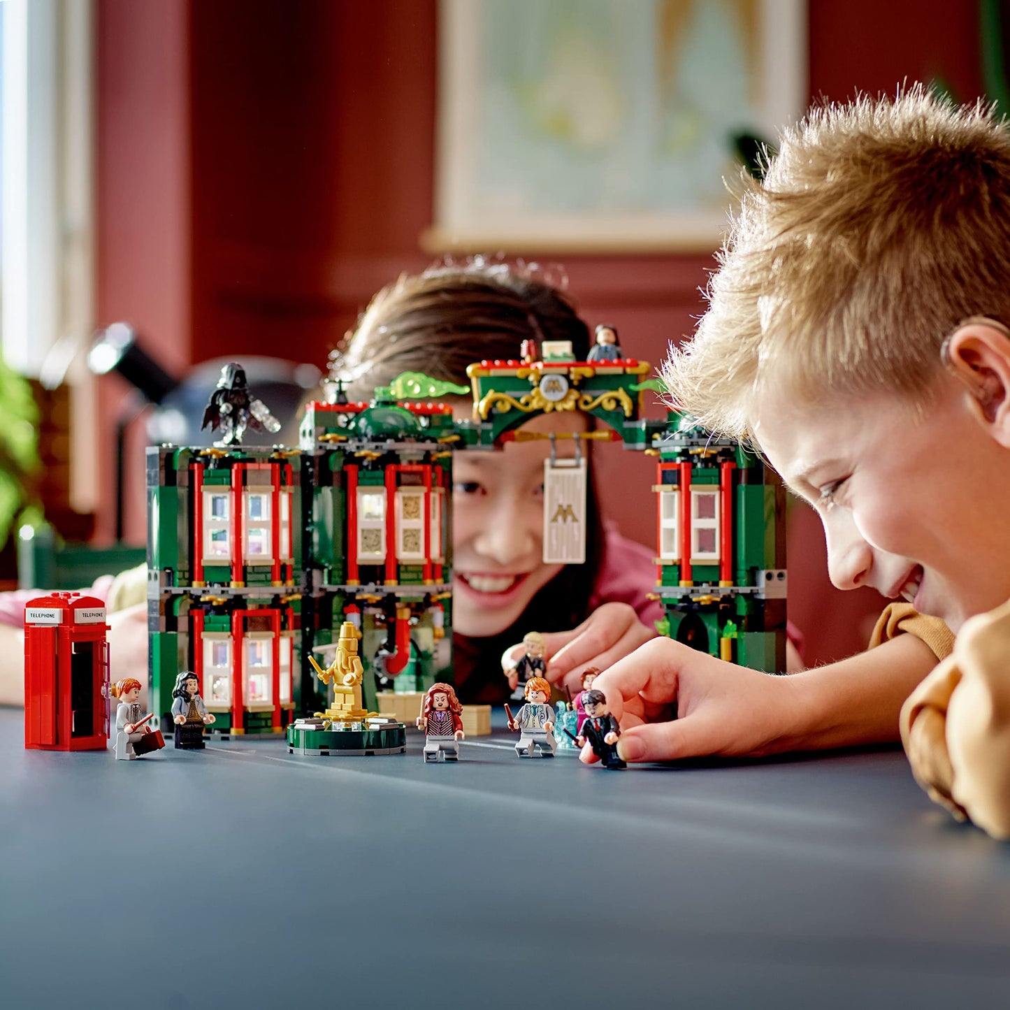 LEGO Harry Potter The Ministry of Magic Building Toy 76403 Large Modular Building Set with 12 Minifigures, Harry Potter Gift Idea for Kids Boys Girls
