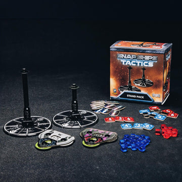 SNAP SHIPS Stand Pack, Accessory for The Tactics Constructible Miniatures Game