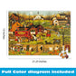 Buffalo Games - Blackbirds Roost at Mill Creek - Charles Wysocki - 500 Piece Autumn Jigsaw Puzzle for Adults - Fall Harvest Americana Scene - Cozy